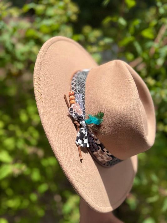 Sonoma Harvest Bella Fedora – Sage (Khaki Art Band)